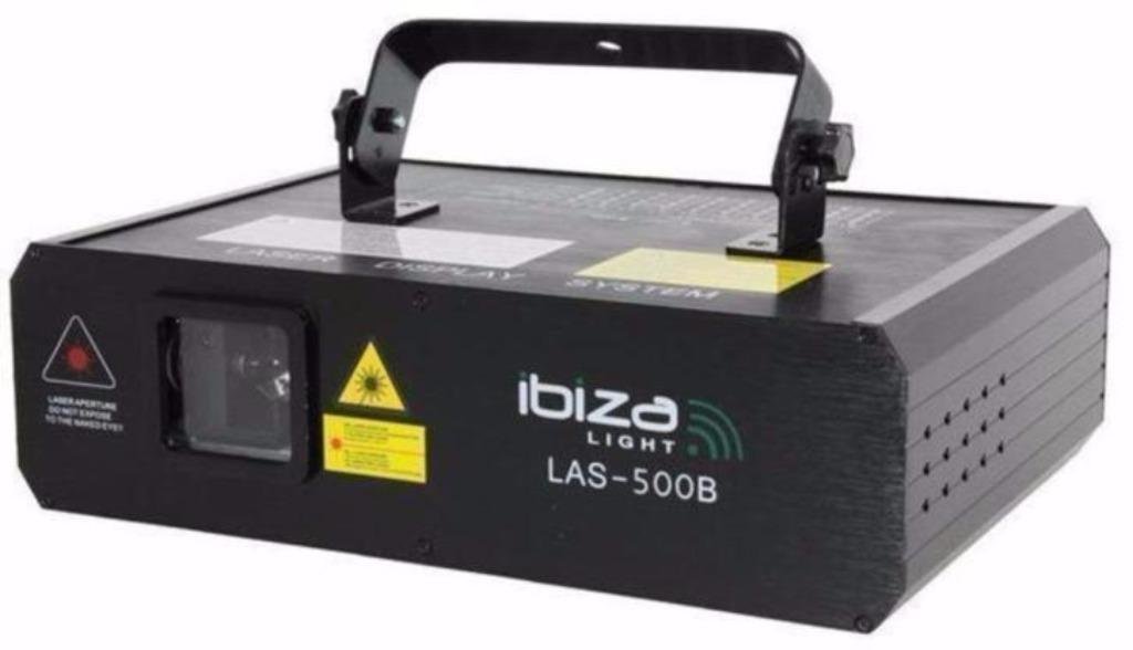 Professionele Blauwe Laser 500mw ILDA en 12 Dmx kanalen