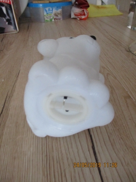 spaarpot hond kunstof met verlichting 16 x 11 cm - marktopmaat.nl