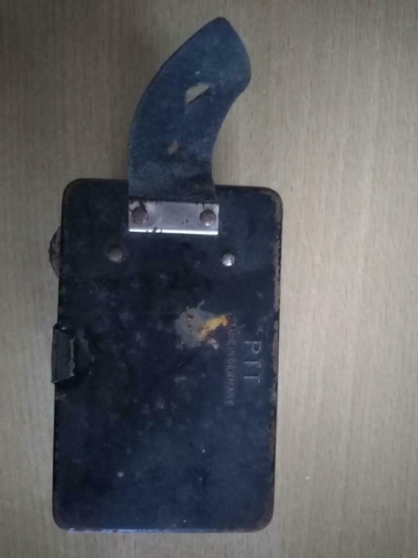 PTT WERK -, Zaklamp (telefonie gereedschap 50 er jaren) - marktopmaat.nl