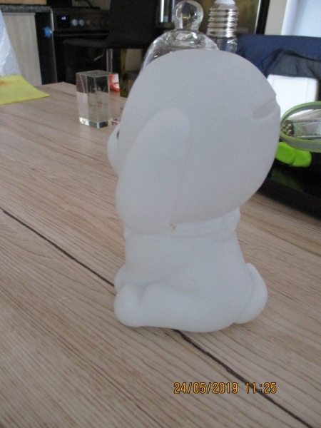 spaarpot hond kunstof met verlichting 16 x 11 cm - marktopmaat.nl